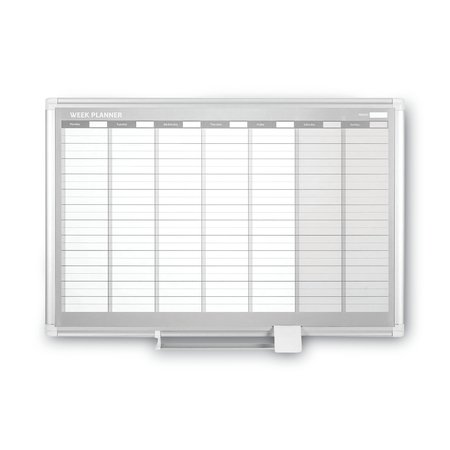 MASTERVISION 24"x36" Weekly Planner Board, White GA0396830